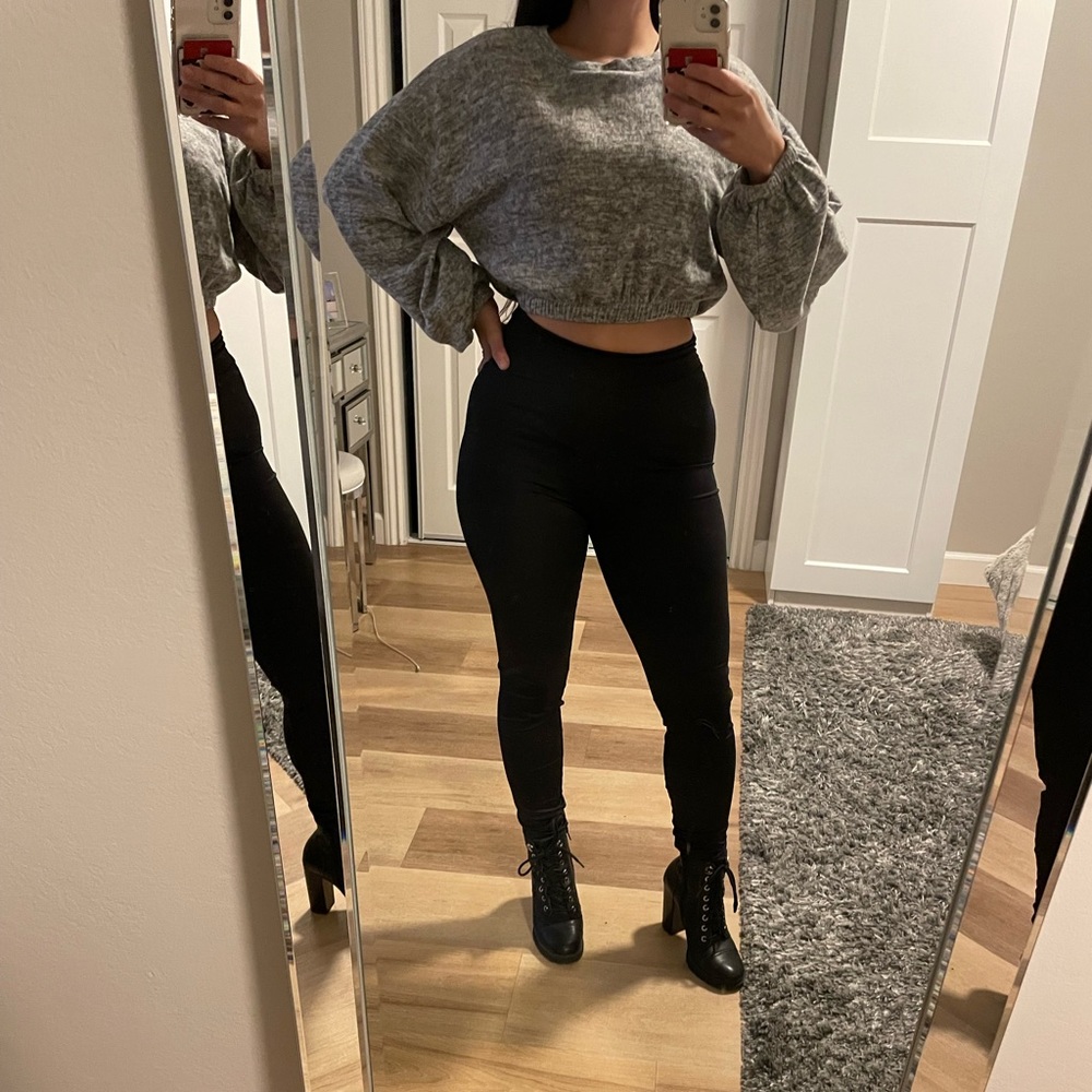 Sweater crop top *new with tags*
